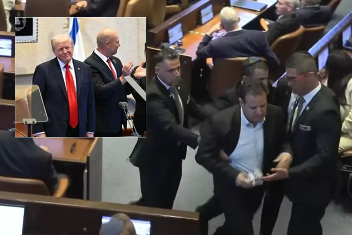 trumpi protesto eden vekiller bakin kim cikti netanyahuya da ders vermis VH4Xjtlv.jpg
