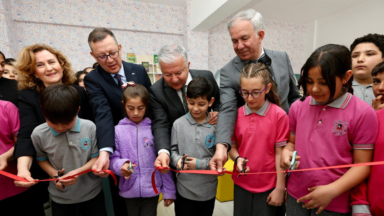 TSKB, Aksaray’da Eğitim Alanında Yeni Bir Kütüphane Açtı